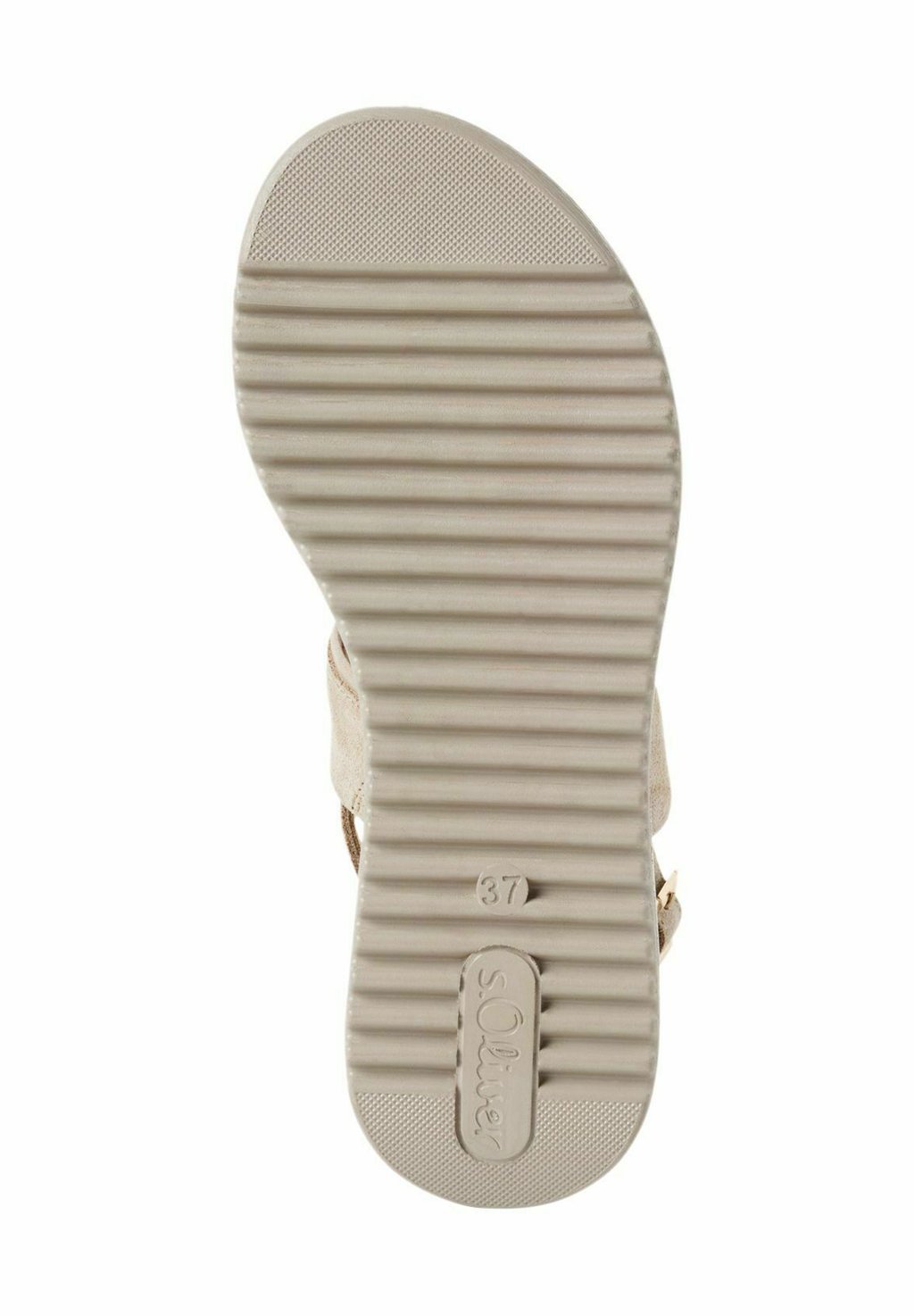 Босоножки на танкетке Platform sandals s.Oliver, бежевый — фото 4