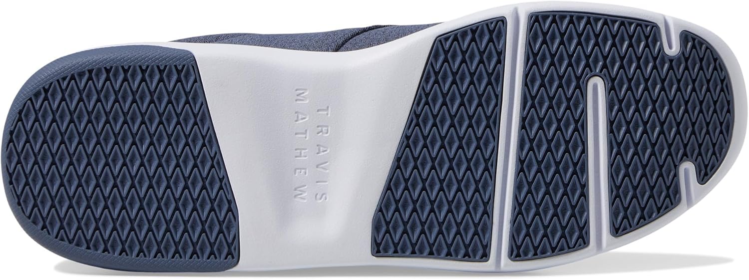 Кроссовки TravisMathew Mens The Daily 2.0 Woven, Heather Vintage Indigo — фото 3