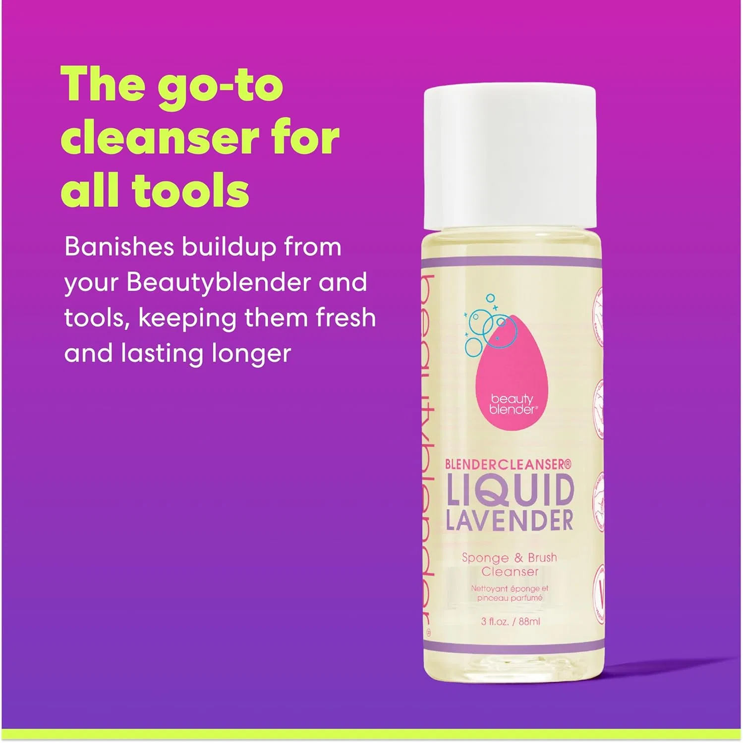 Очищающее средство «Liquid blendercleanser» для спонжей и кистей от beautyblender Beautyblender — фото 2