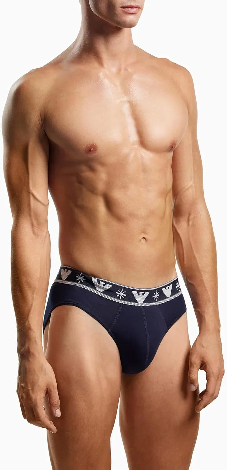 Брифы Emporio Armani, Armani Blue/Stone — фото 3
