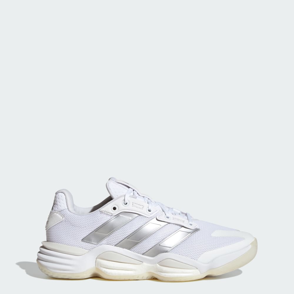 Кроссовки Adidas Stabil 16 Indoor Shoes, цвет Cloud White/Silver Metallic/Grey One