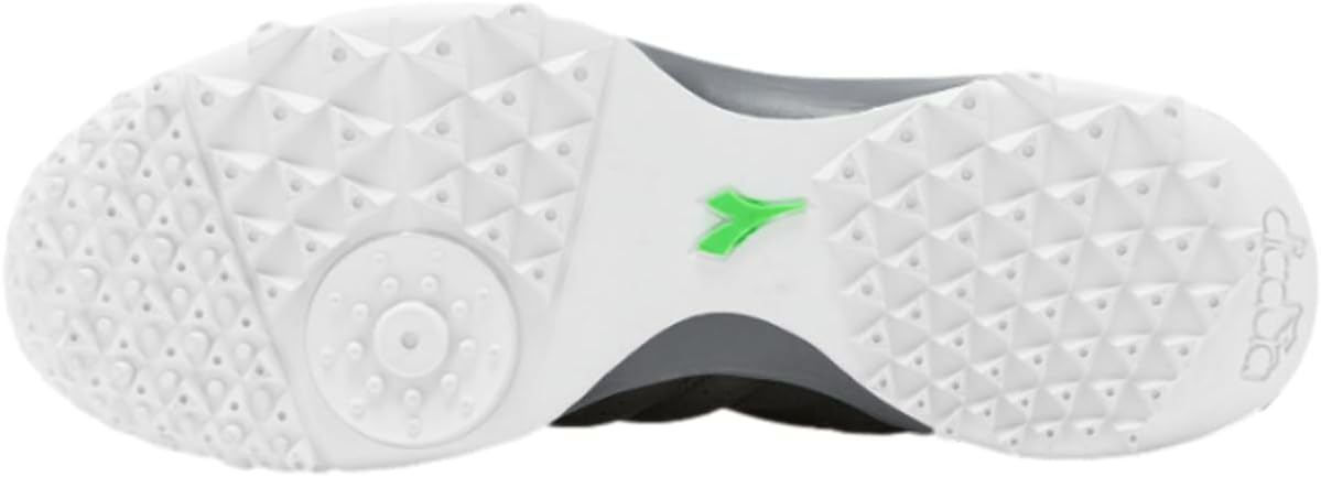 Кроссовки Diadora Brasil Sala Turf, белый/черный/зеленый — фото 4