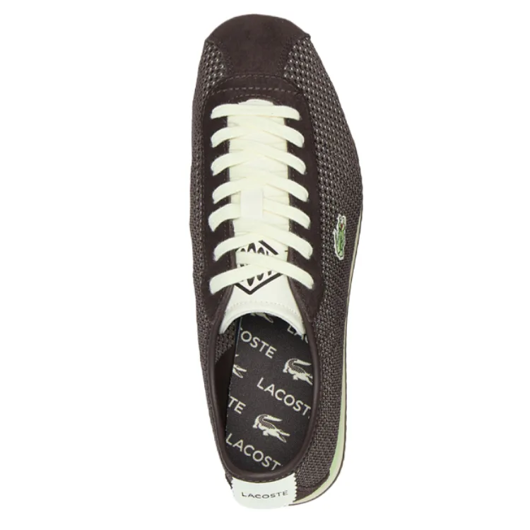 Мужские повседневные кроссовки low top LACOSTE, AQ5/Dark Brown/Dark Rubber Color — фото 4