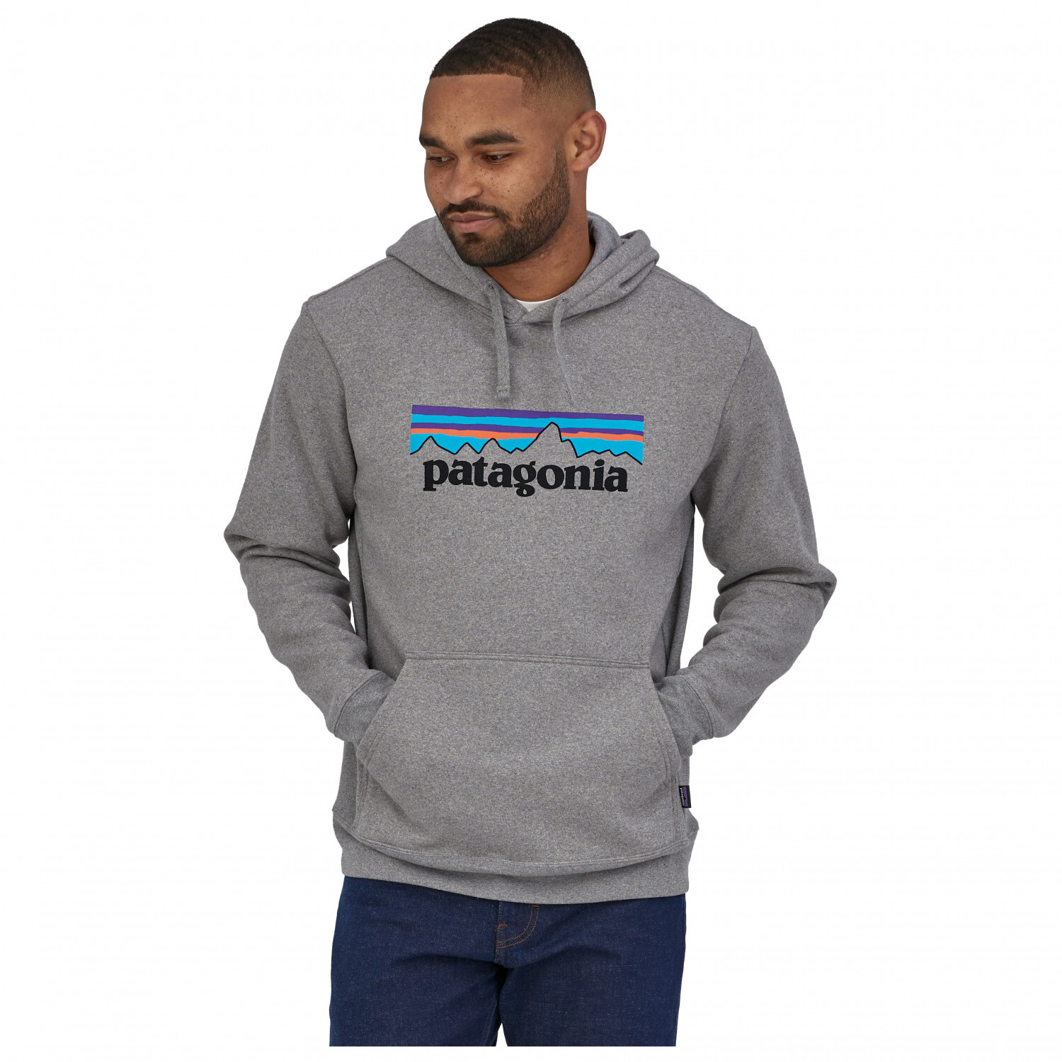 Толстовка с капюшоном Patagonia P 6 Logo Uprisal Hoody, черный — фото 3