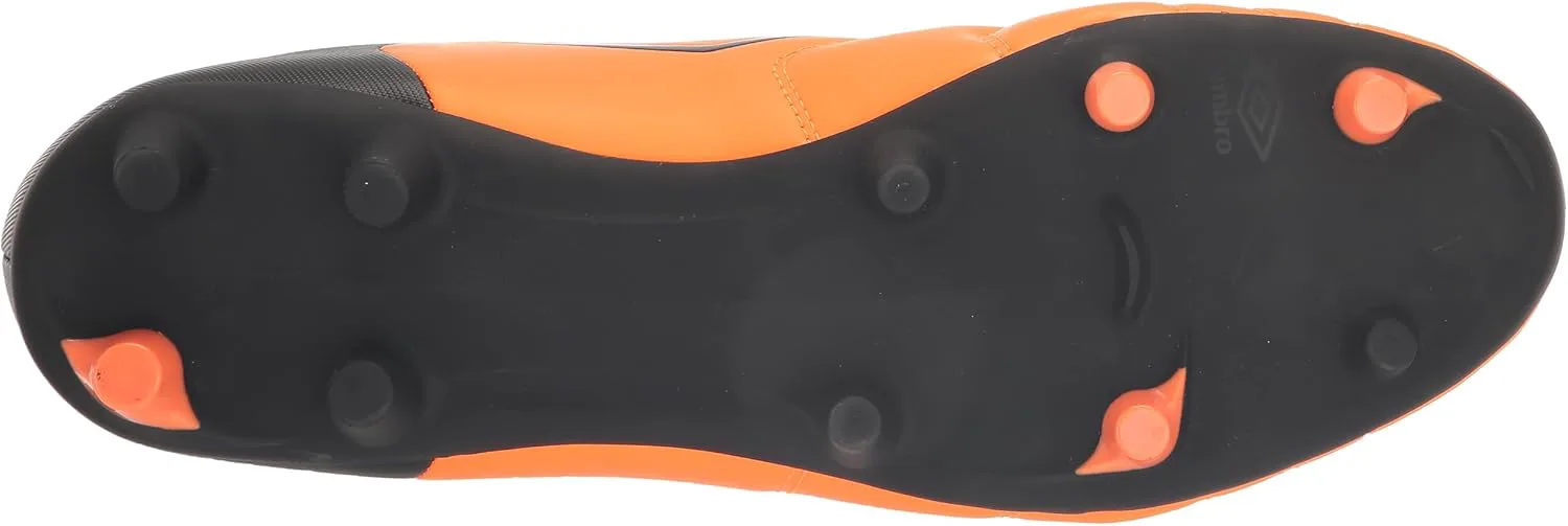 Футбольные бутсы Umbro Men's Classico Xi Fg, оранжевый/черный/белый — фото 2