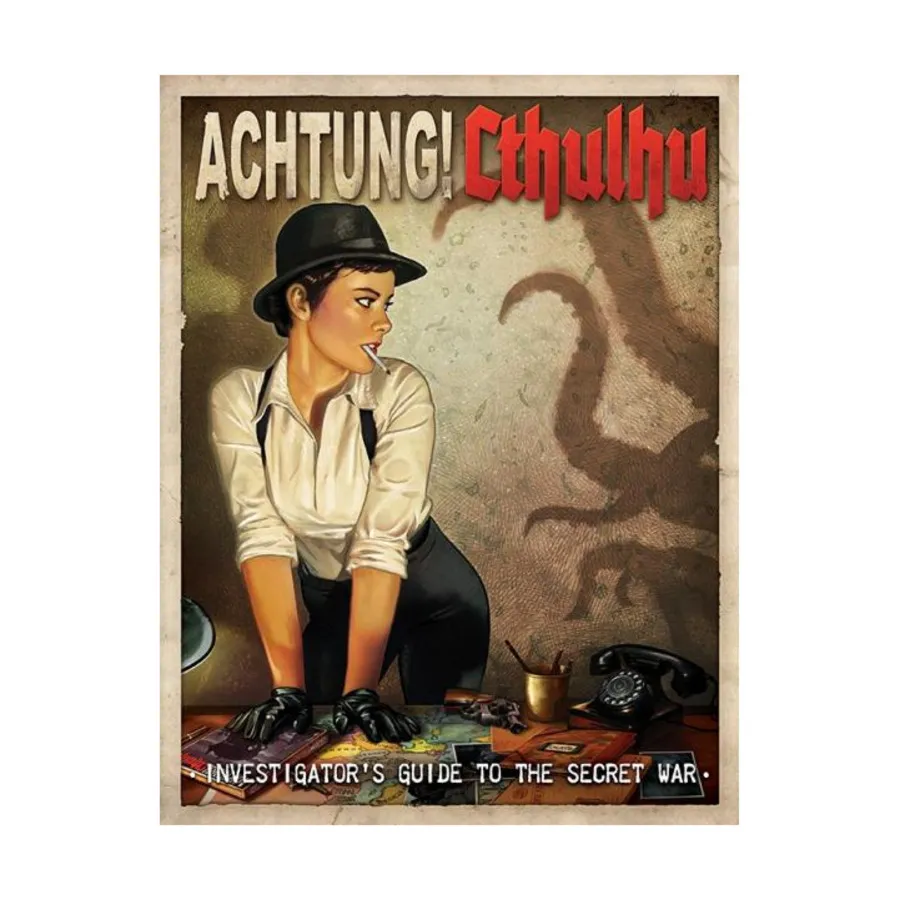 

Investigator's Guide to the Secret War, Achtung! Cthulhu (Modiphius Entertainment), твердый переплет