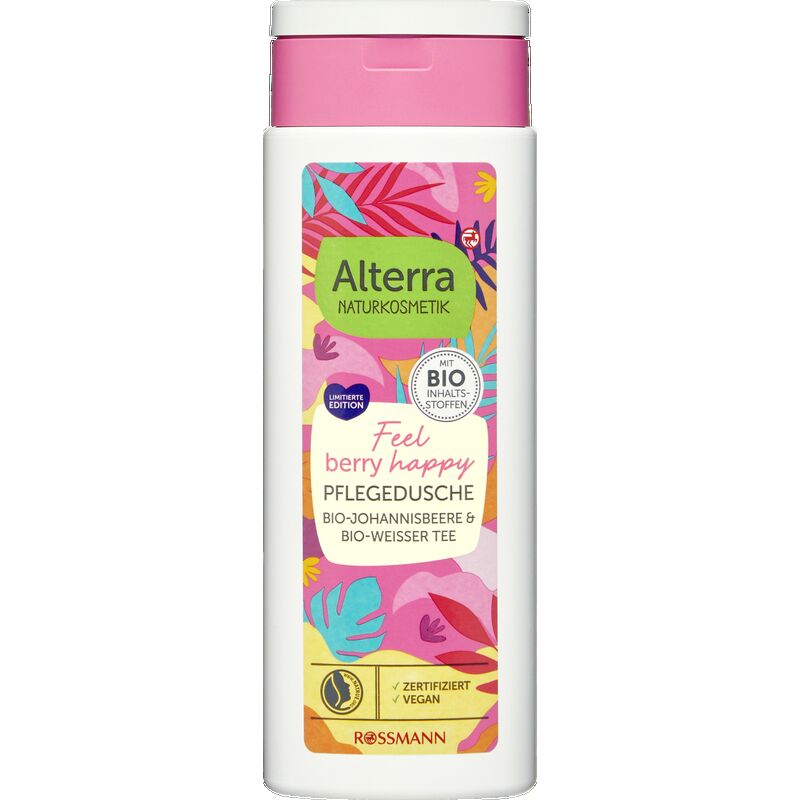 

Уход за душем Почувствуй ягодное счастье Alterra NATURKOSMETIK, 250 ml