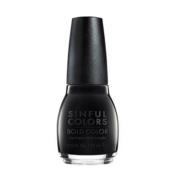 

Лак для ногтей SINFUL COLORS Sinfulcolors Esmalte Uñas, BLACK ON BLACK