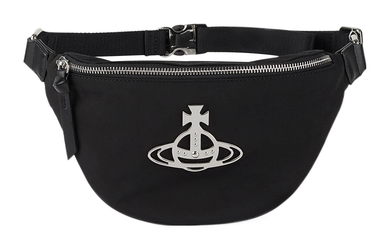 

Vivienne Westwood Из переработанного полиэстера односпальная напоясная сумка через плечо малая women's black