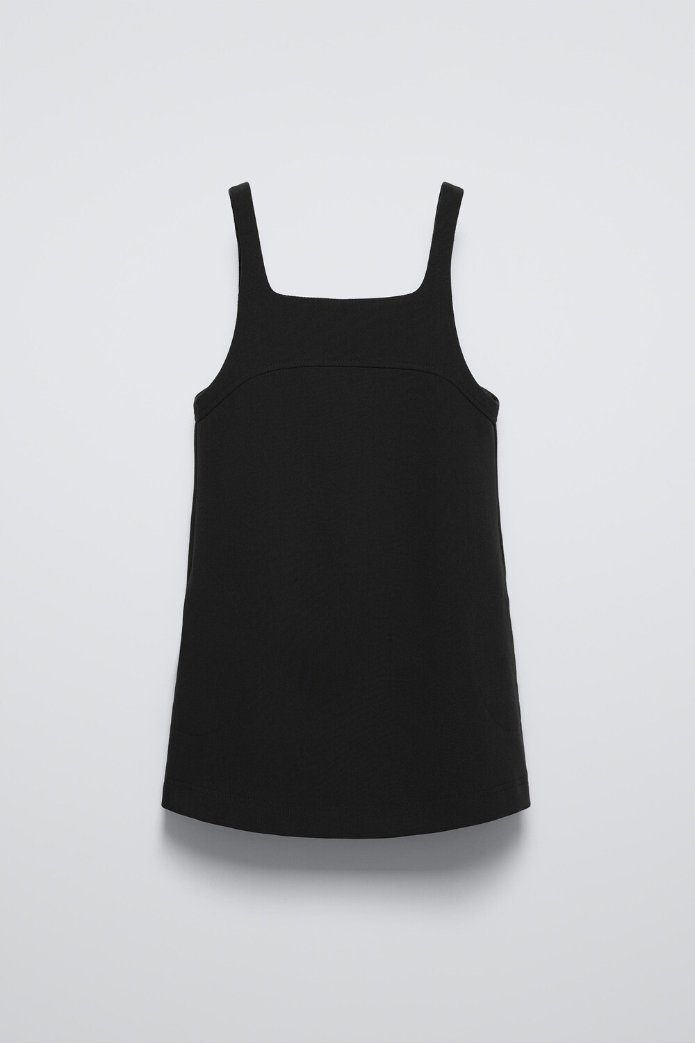 

Платье-сарафанчик простынь ZARA, черный