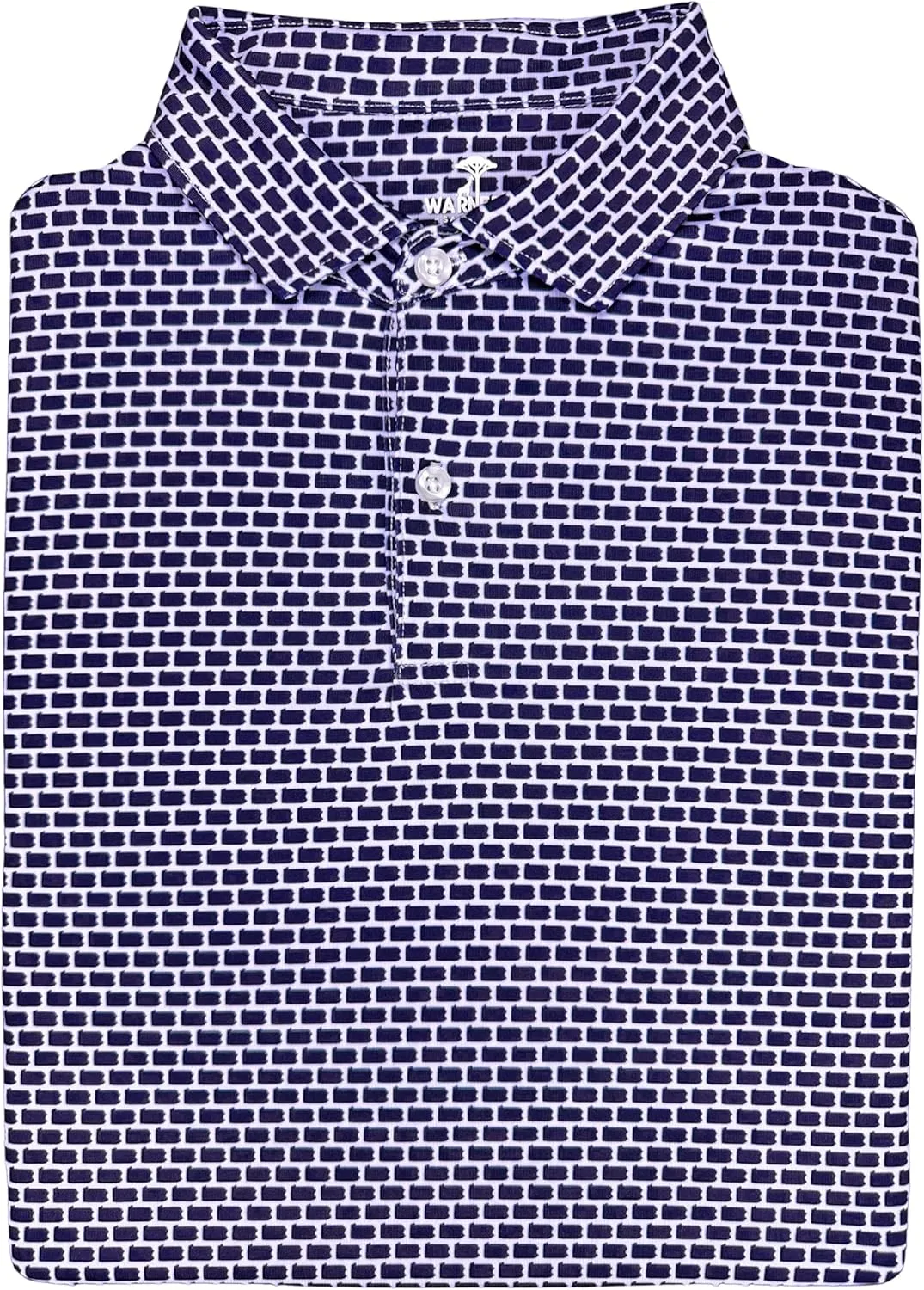 

State Print мужская поло для гольфа — университетская поло с влагоотводящим эффектом Dry Fit, короткий рукав, Regular Fit Warner Safari