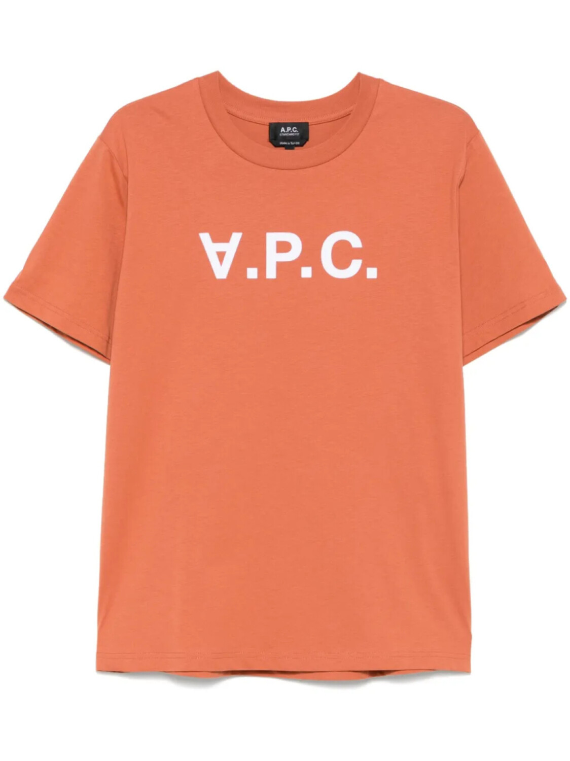 

A.P.C. футболка с логотипом, оранжевый