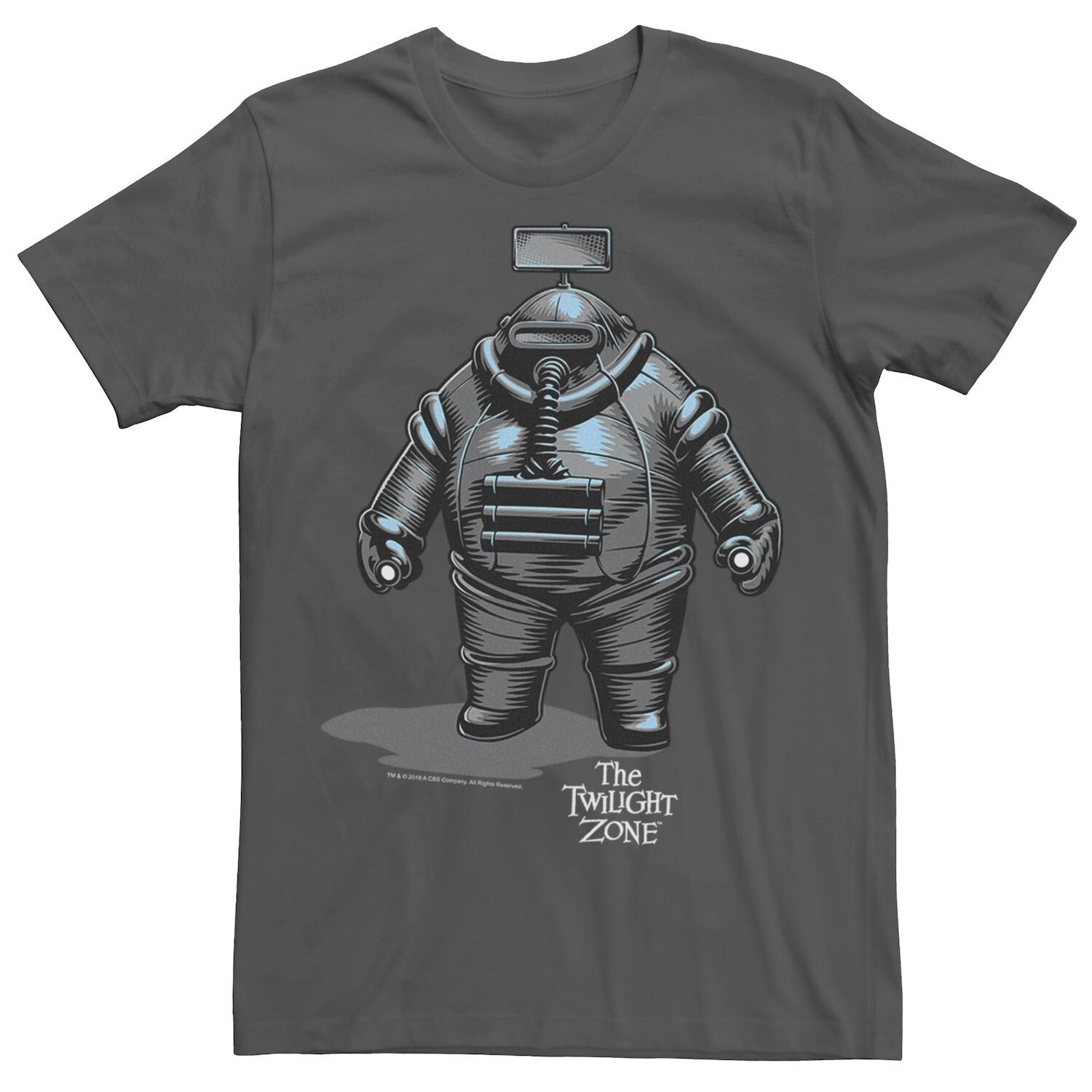 

Мужская большая синяя футболка Twilight Zone Alien Licensed Character, Синий;серый, Мужская большая синяя футболка Twilight Zone Alien Licensed Character