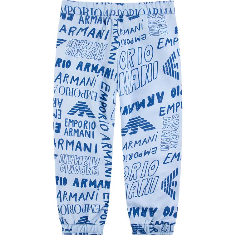 

Детские вязаные спортивные штаны EMPORIO ARMANI, синий