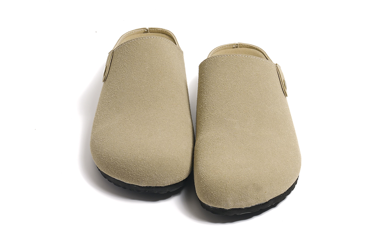 Слипоны мужские Slip Resistant Abrasion Resistant Closed Toe HUANQIU, хаки — фото 4