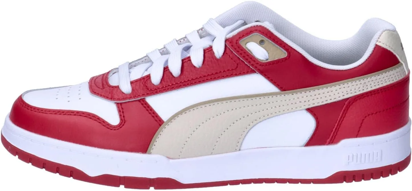 Кроссовки RBD Game Low Track Shoe Puma, белый/красный — фото 2
