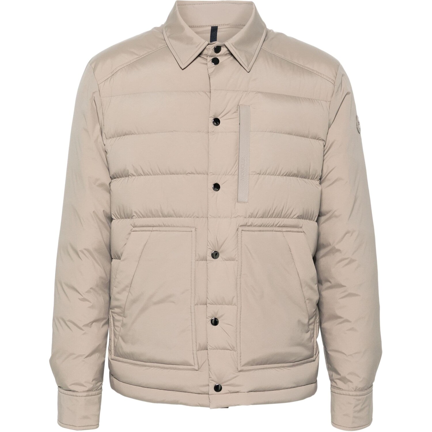 

Пуховик мужской бежевый Moncler