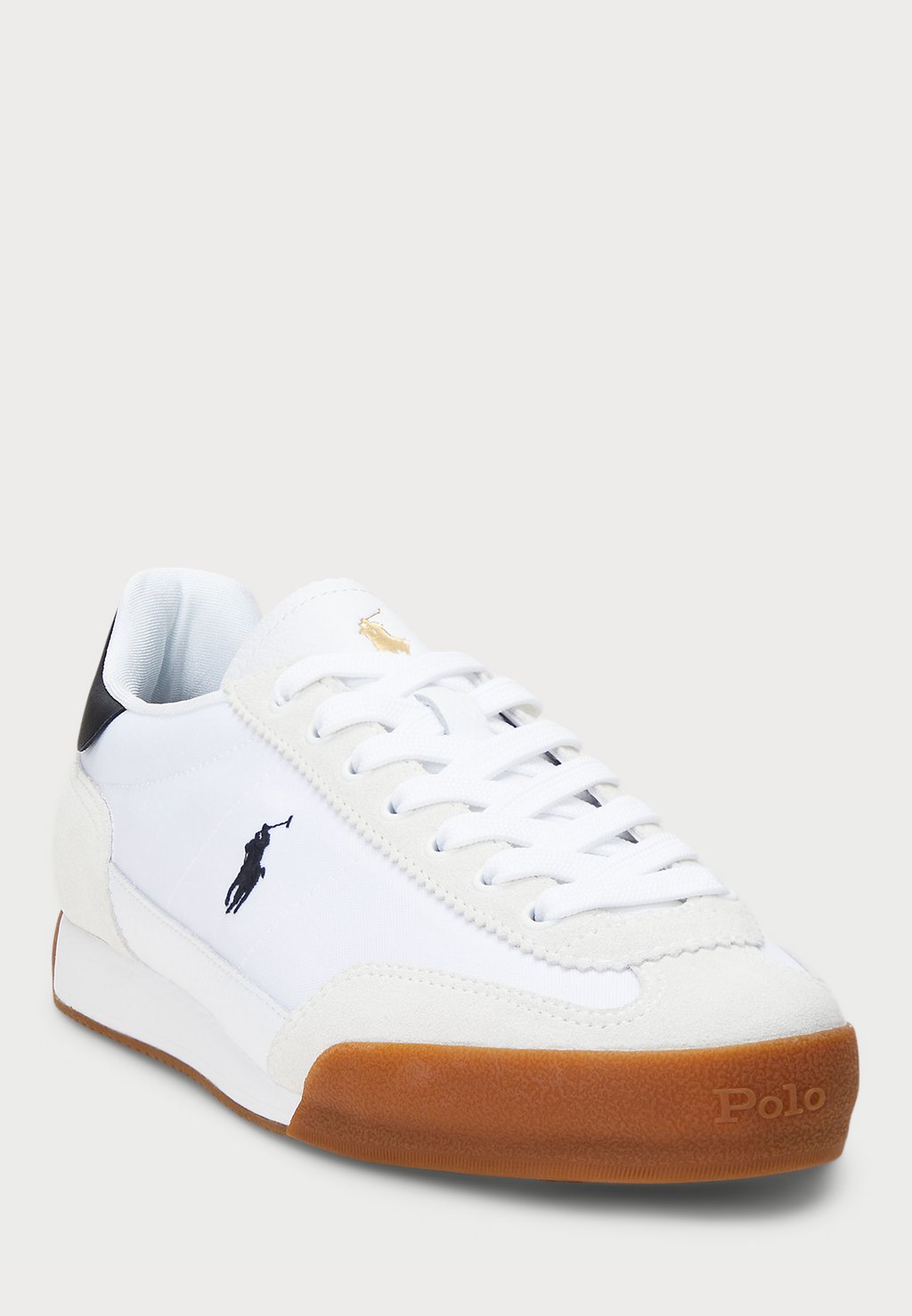 Кроссовки HESTER SUEDE & CANVAS SNEAKER Polo Ralph Lauren, белый — фото 2