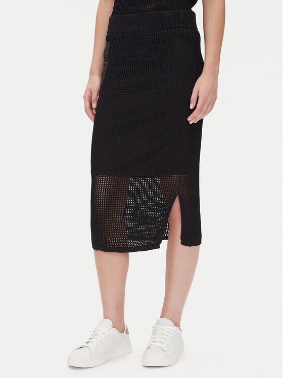 

Теннисное платье облегающего кроя P5BRAV85 Dkny, черный