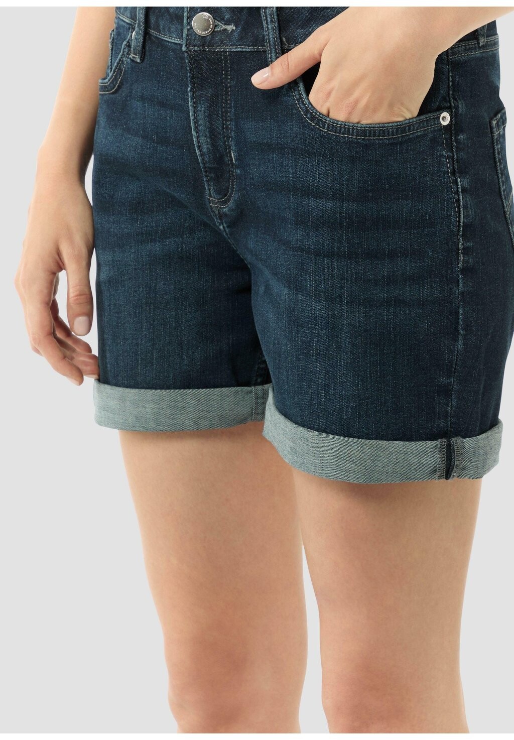 

Джинсовые шорты BROEK QS, темно-синий деним