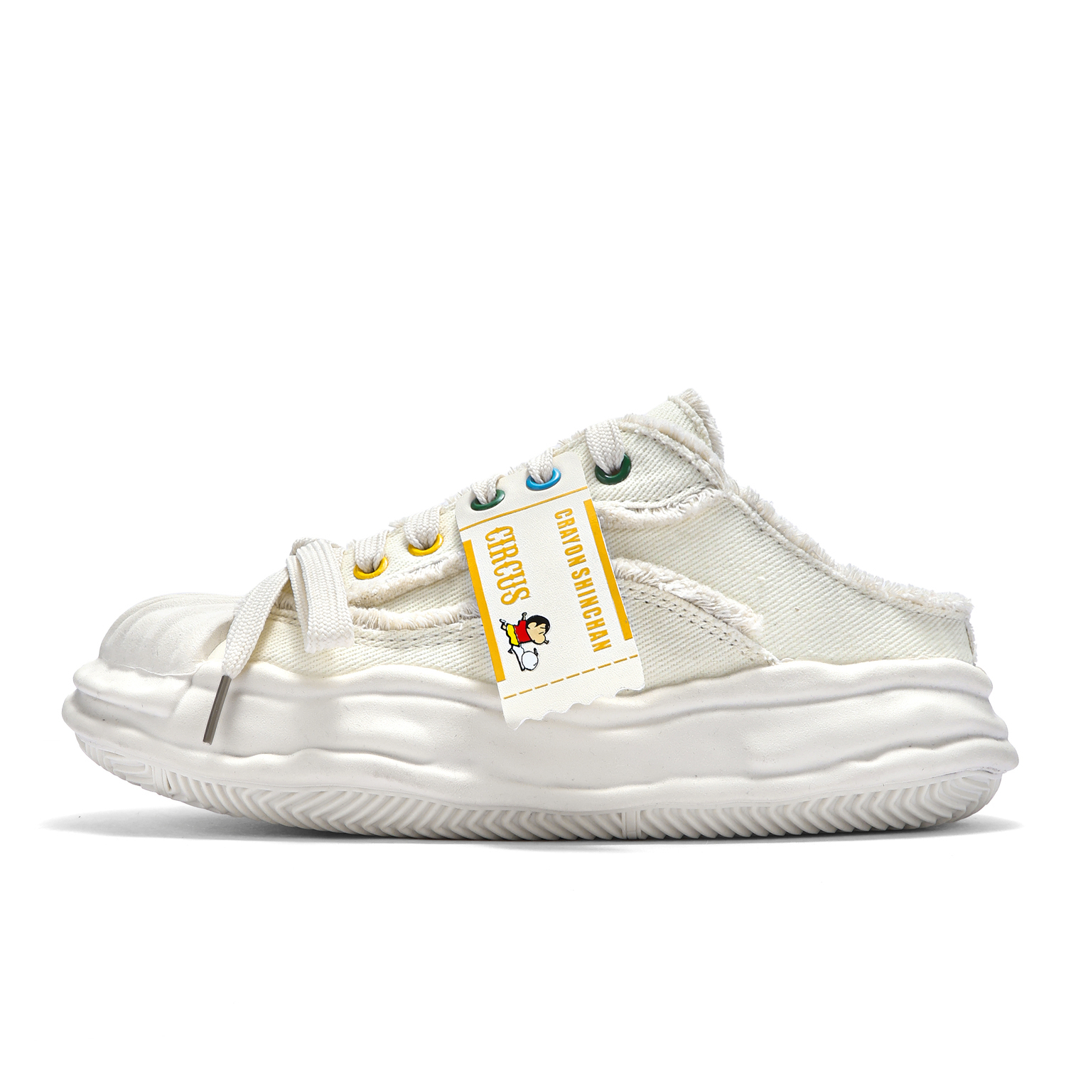 

Crayon Shinchan Бесшумные, устойчивые к запахам и истиранию закрытые тапочки унисекс бежевого цвета, цвет Beige