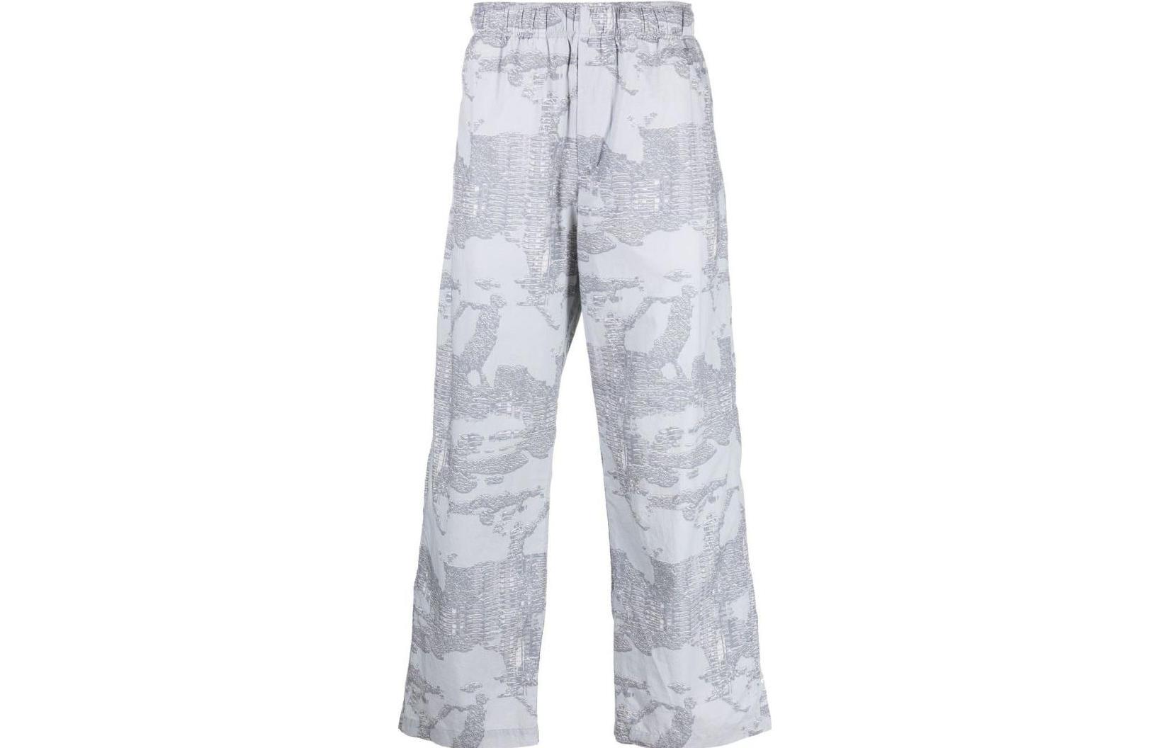 

Вязаные спортивные штаны мужские серые DIESEL, серый