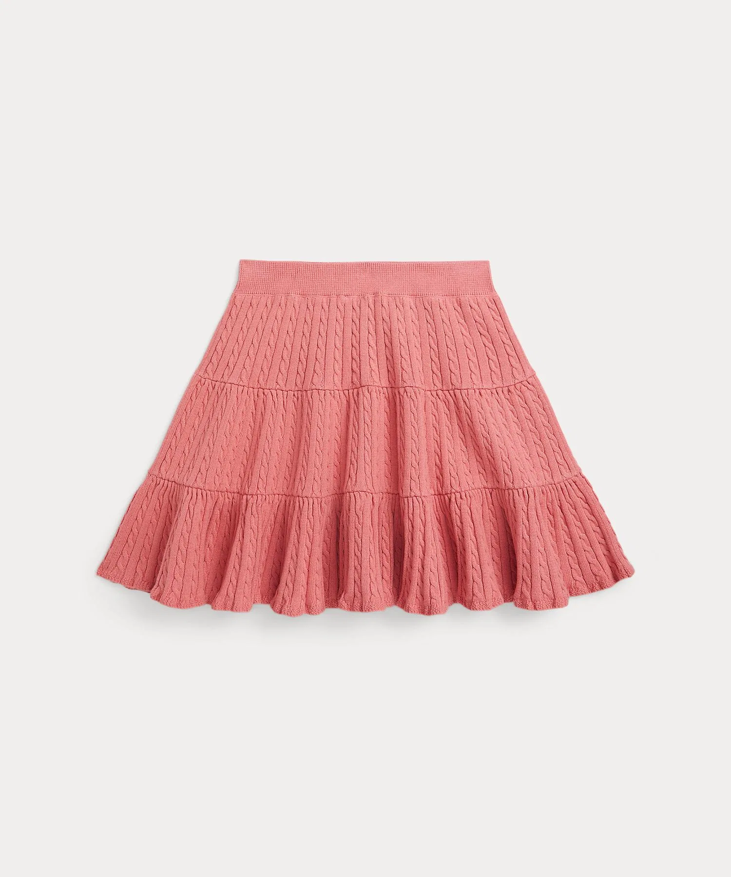 Детская юбка Polo Ralph Lauren Mini Cable Tiered Cotton Skirt — фото 2