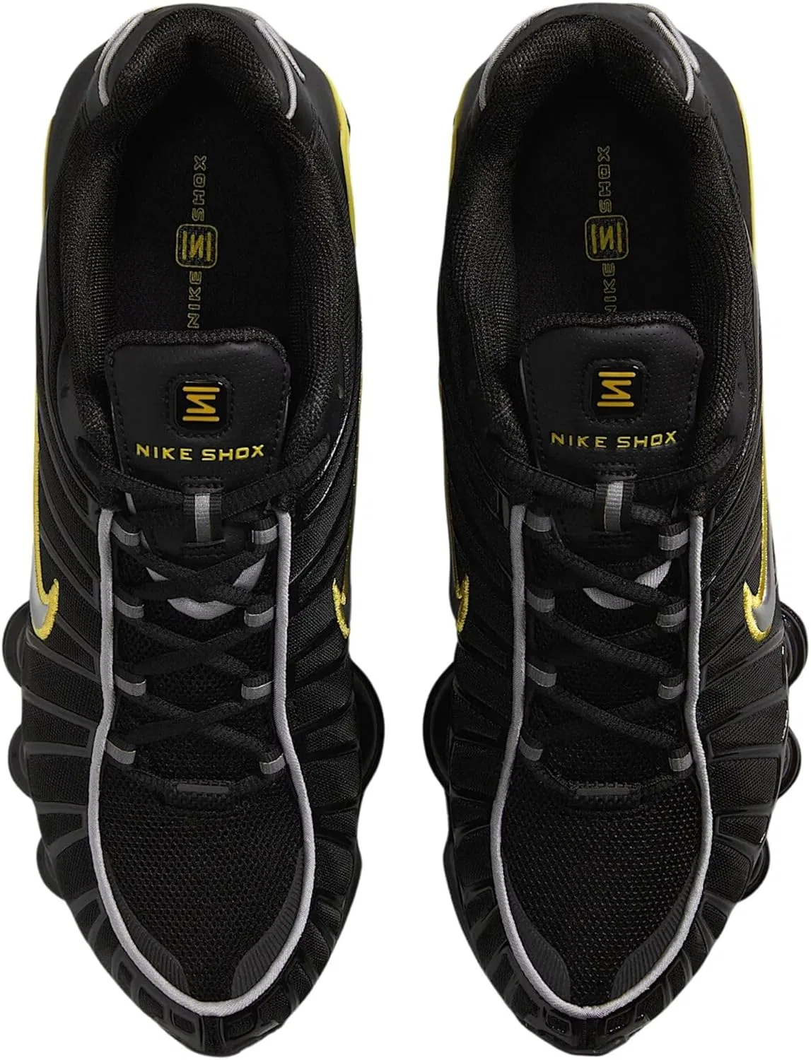 Мужские кроссовки Nike Renew Retaliation, 2-Black Dynamic Yellow Metallic Silver — фото 3