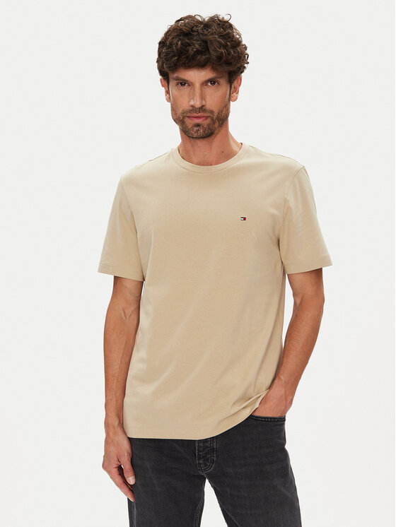

Футболка regular fit Ess Seasonal MW0MW39995 Tommy Hilfiger, бежевый