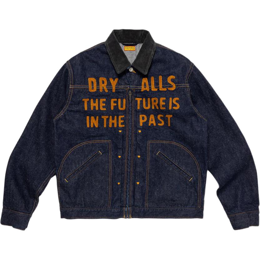 

Рабочая куртка-бомбер Denim HUMAN MADE, индиго