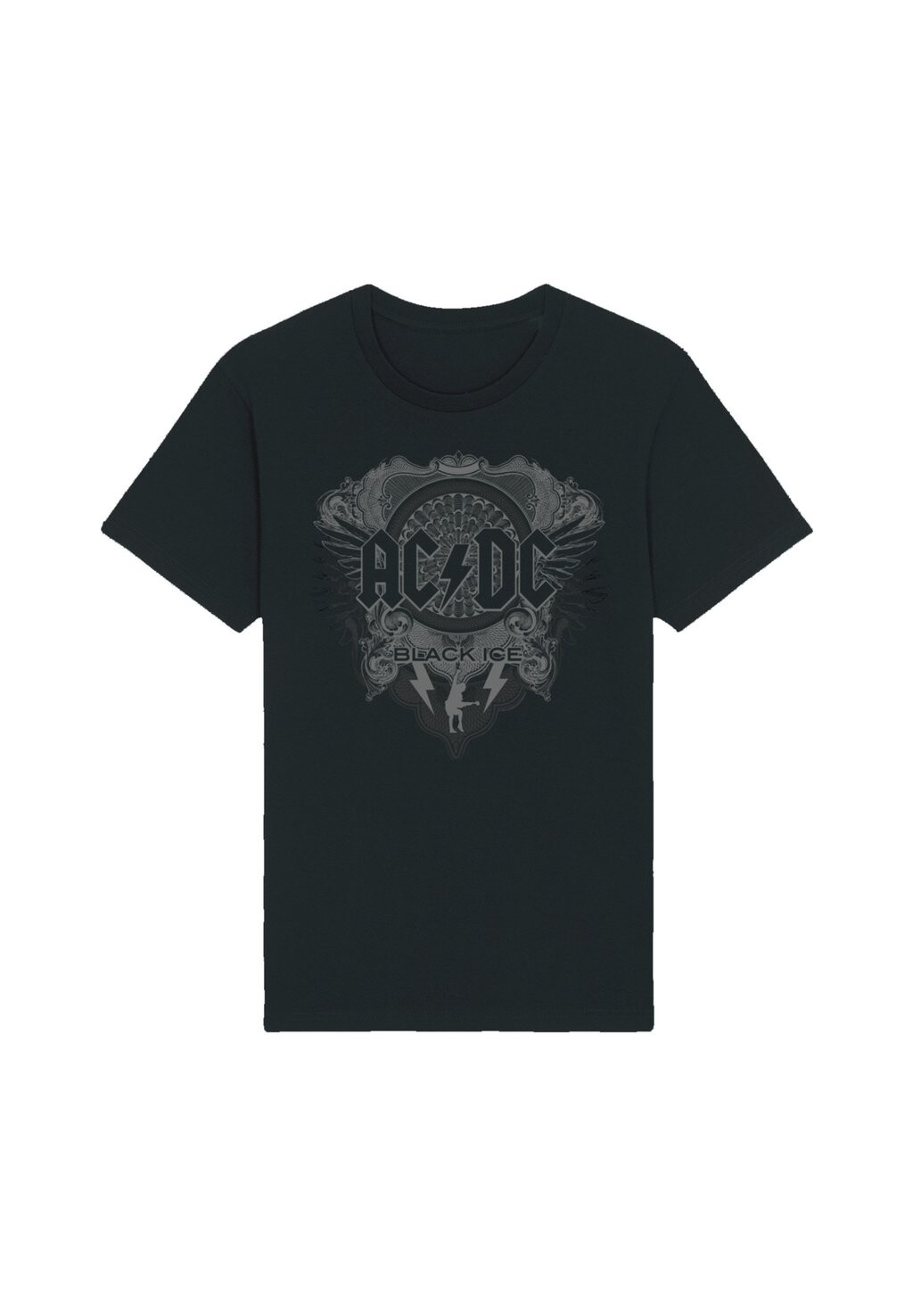 

Футболка с принтом AC/DC ROCK MUSIK BAND ICE F4NT4STIC, черный
