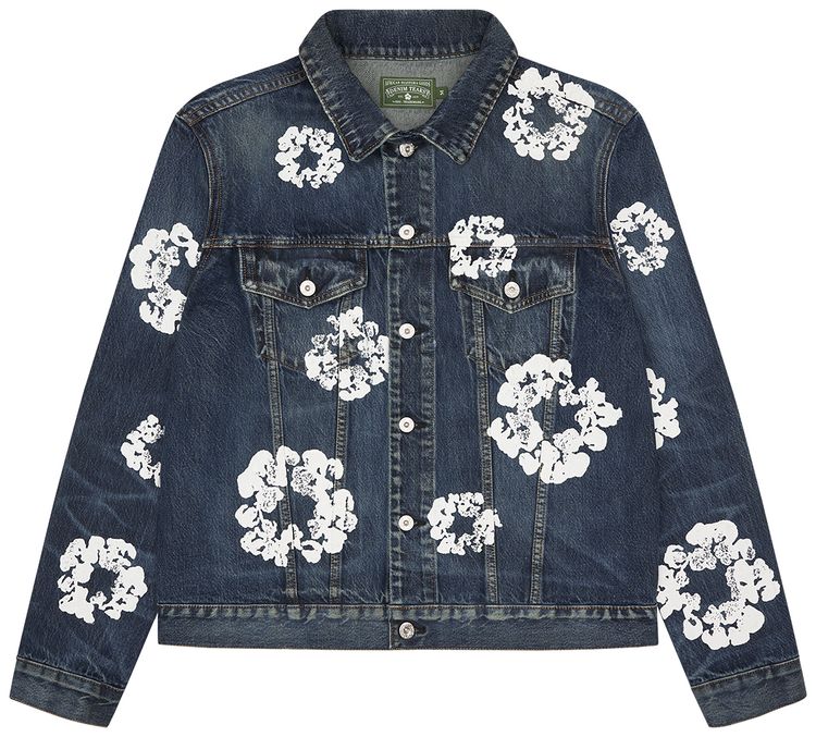 

Джинсовая куртка Denim Tears Cotton Wreath Denim Jacket, синий