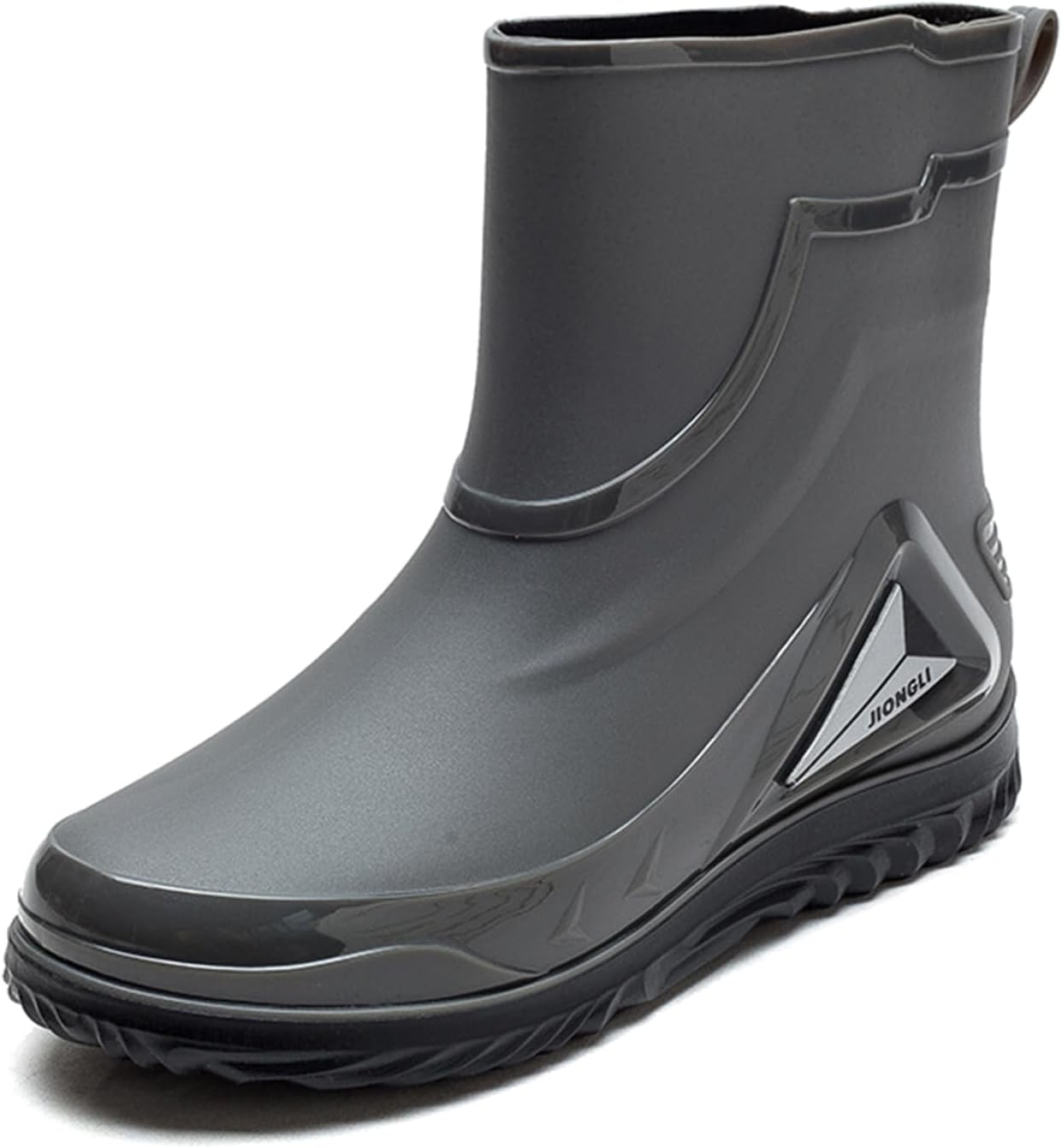 

Мужские сапоги Wellington AUXDIQ для улицы и сада, водонепроницаемые, ботинки-дождевики на щиколотку, серый