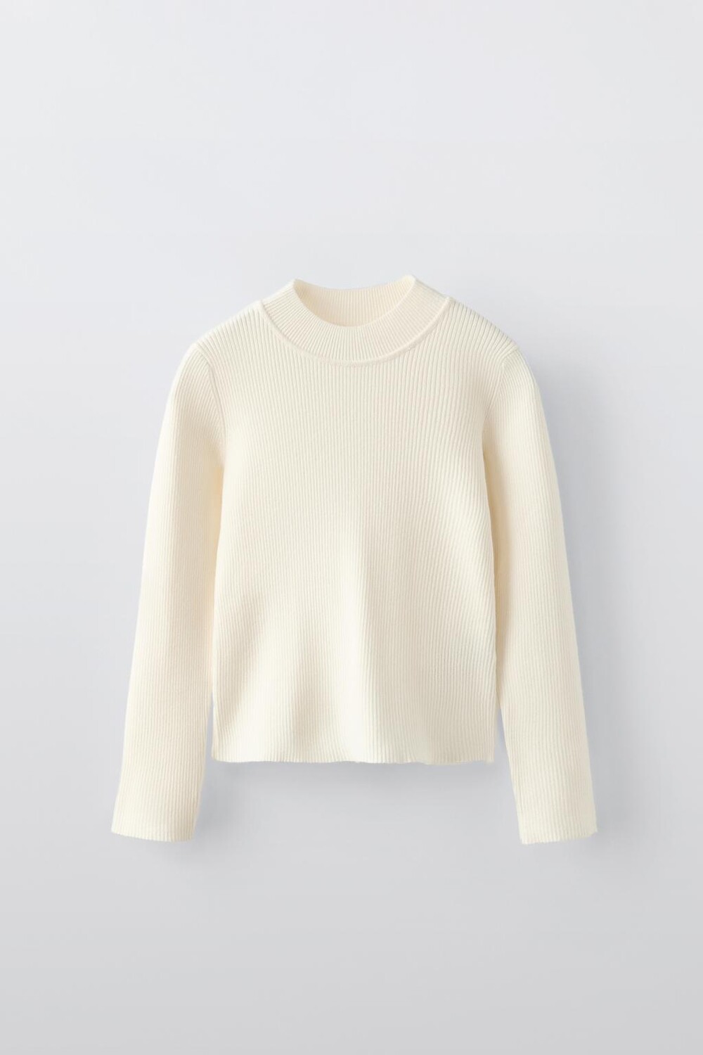 

Свитер в рубчик ZARA, белый