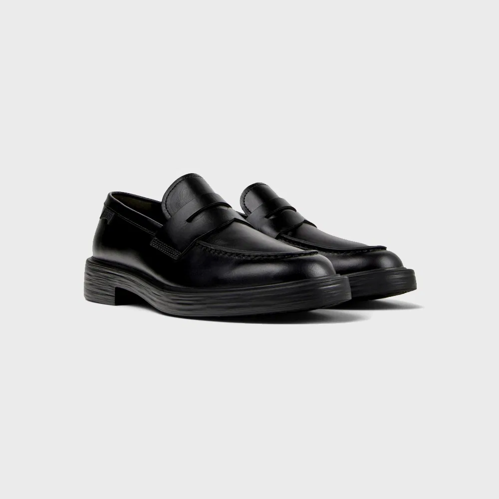 Мужские классические лоферы-пенни Camper Dean K101045-001, чёрные