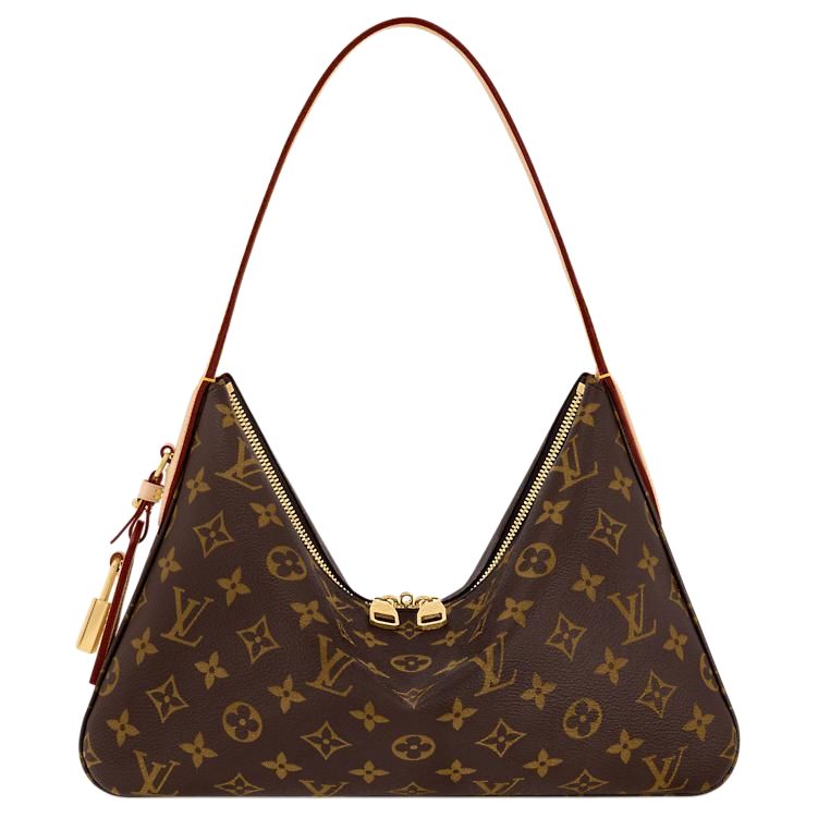 

Небрежная маленькая плечевая сумка PM из холста для женщин коричневый LOUIS VUITTON