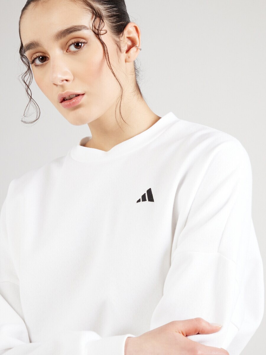 Свитер с капюшоном на молнии ADIDAS SPORTSWEAR Athletic Sweatshirt Future Icons 3, белый — фото 3