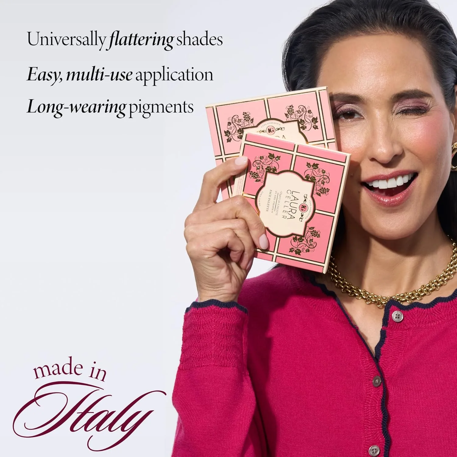 LAURA GELLER NEW YORK Party in a Palette, Ready to Jetset! + Baked Balance-n-Brighten Powder Foundation, Toffee, 09 Toffee — фото 3
