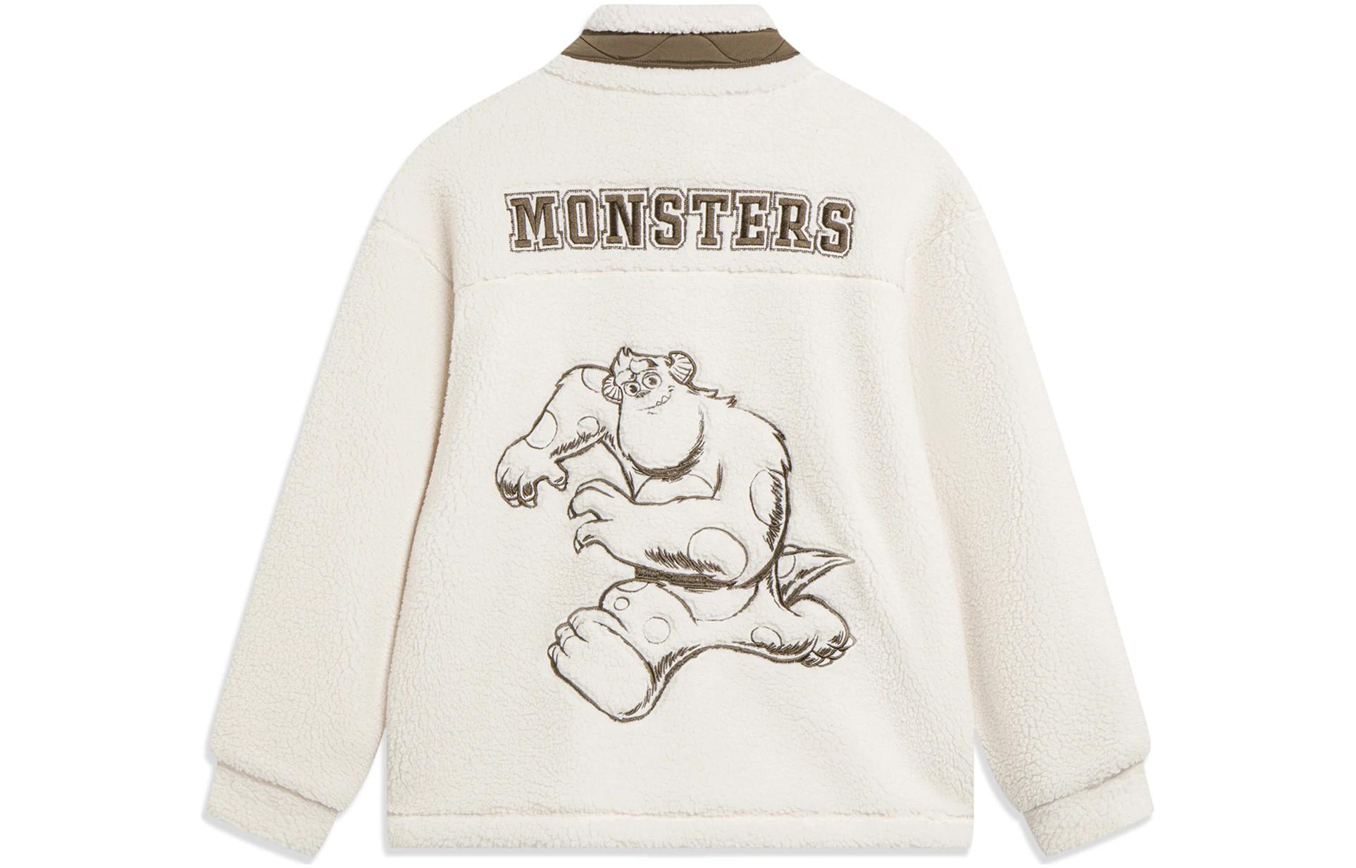 

Куртка LiNing x Disney с бархатистой текстурой, мужская, экрю, Белый, Куртка LiNing x Disney с бархатистой текстурой, мужская, экрю