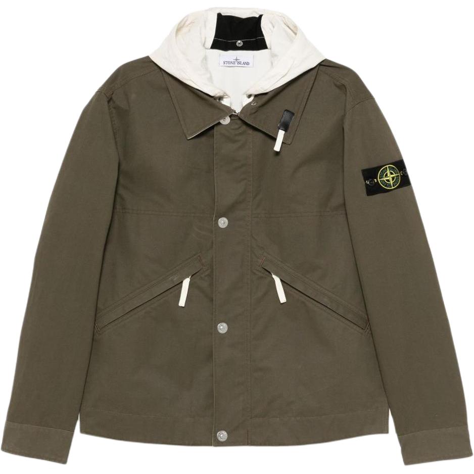 

STONE ISLAND Куртка с нашивкой компас, Green