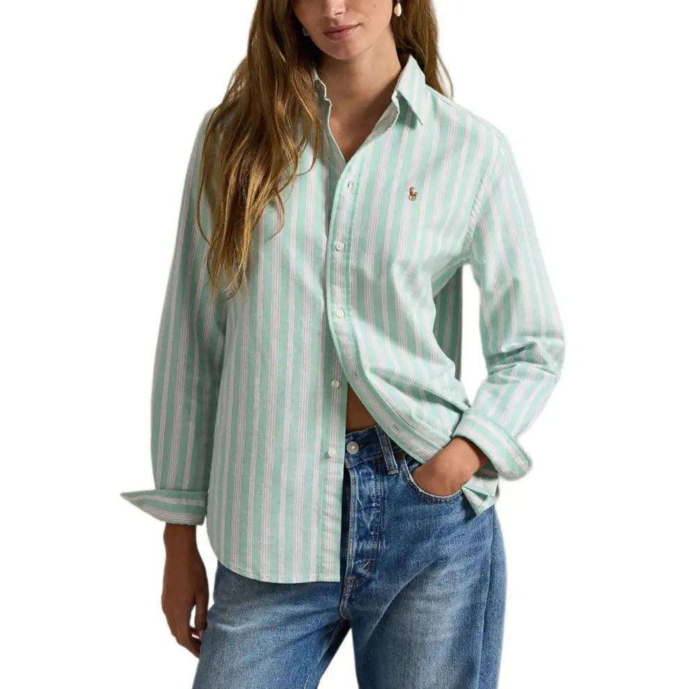 Женская рубашка Polo Ralph Lauren, multicolor — фото 3