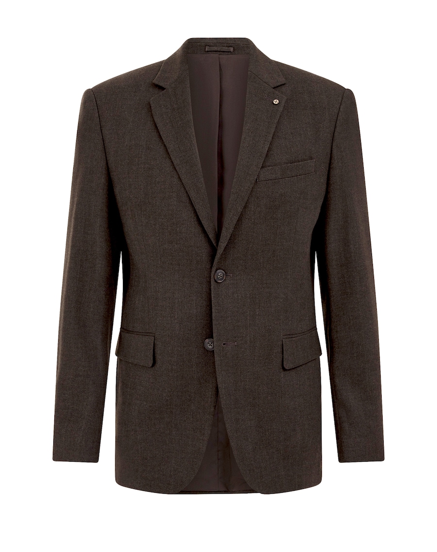 

Приталенный пиджак WE Fashion, темно-коричневый