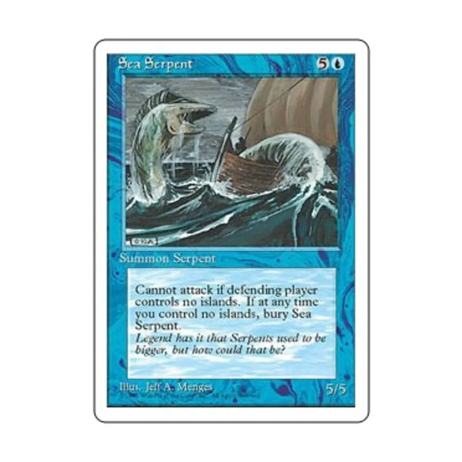 

CCG Морской Змей (С), MTG - 4th Edition