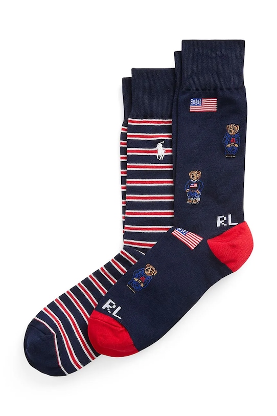 

Носки 2 пары Polo Ralph Lauren, темно-синий
