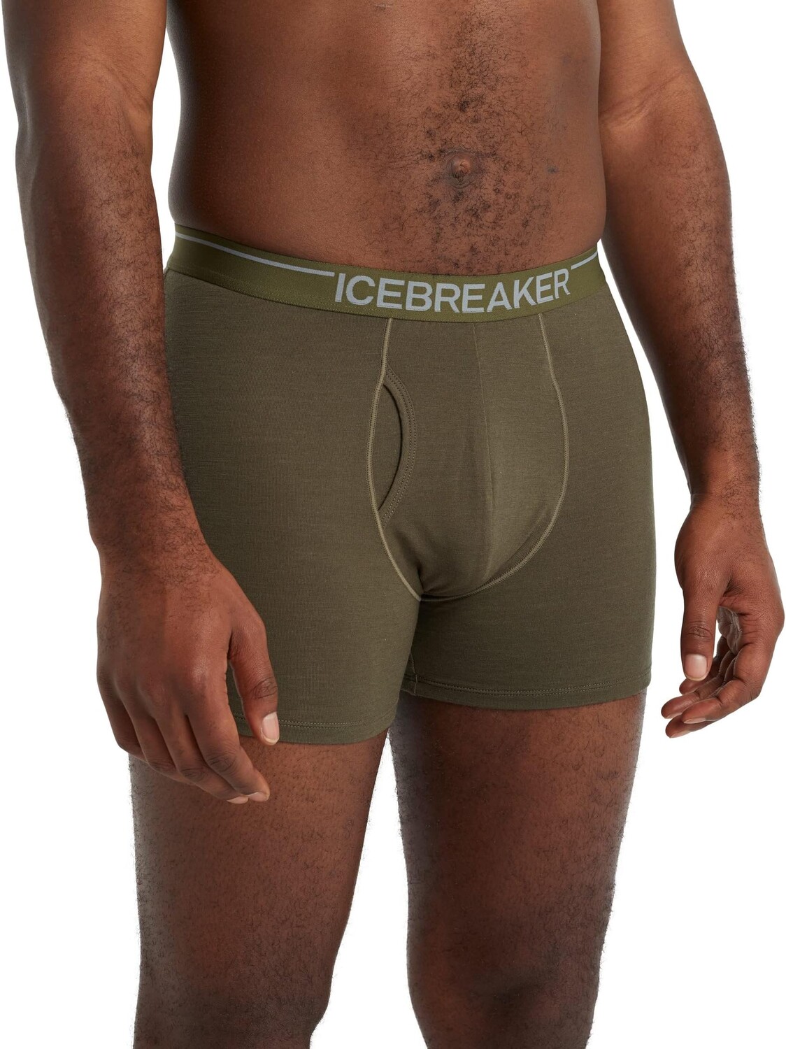 

Боксеры Anatomica с ширинкой Icebreaker, цвет Loden