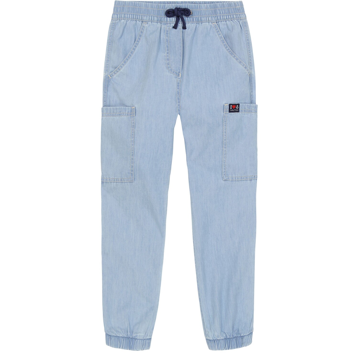 

Джинсовые брюки-джоггеры для маленьких девочек Nautica (4-6X), цвет Aqua Mist