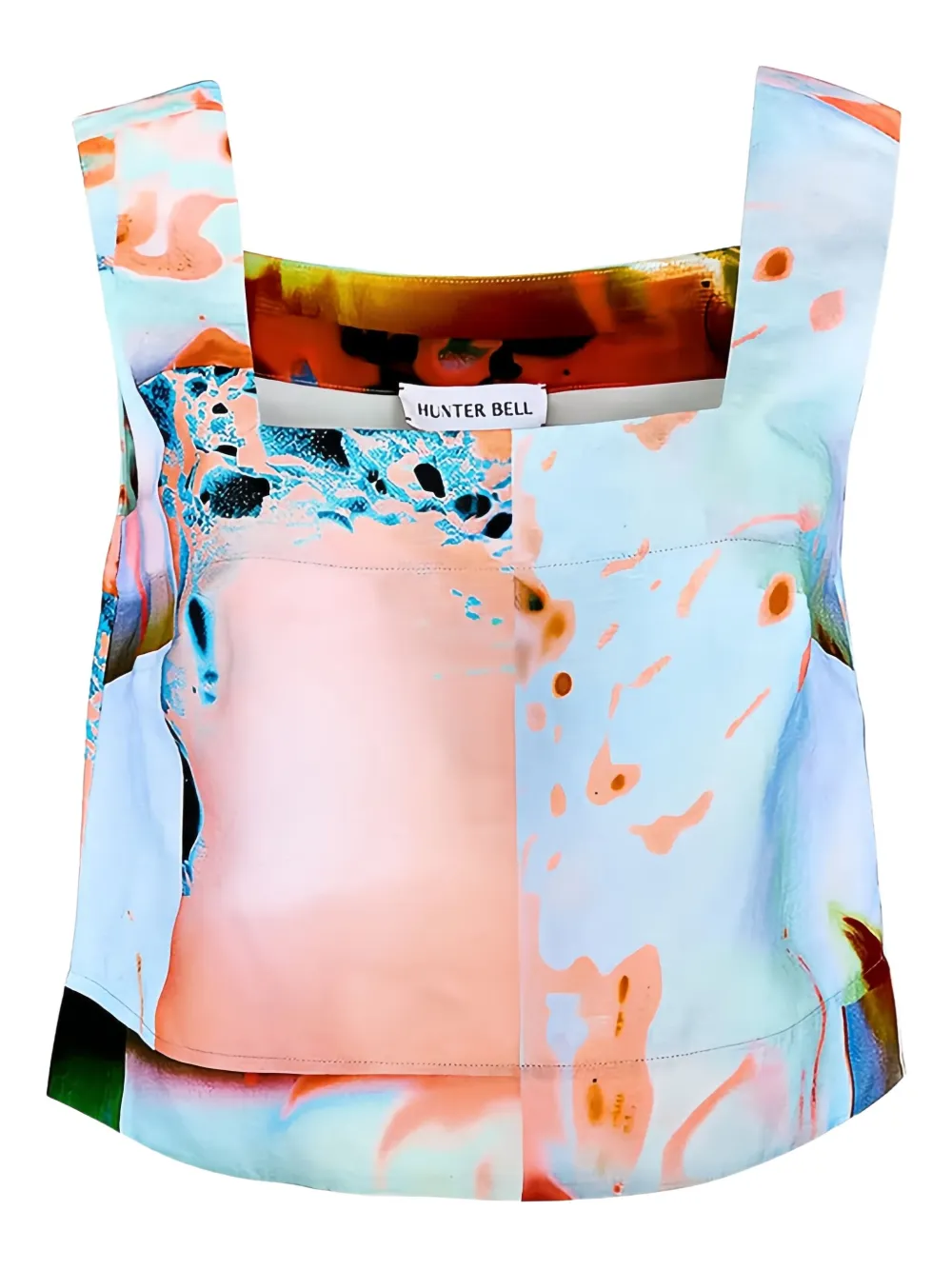 

Топ с квадратным вырезом и принтом Corby Hunter Bell, синий