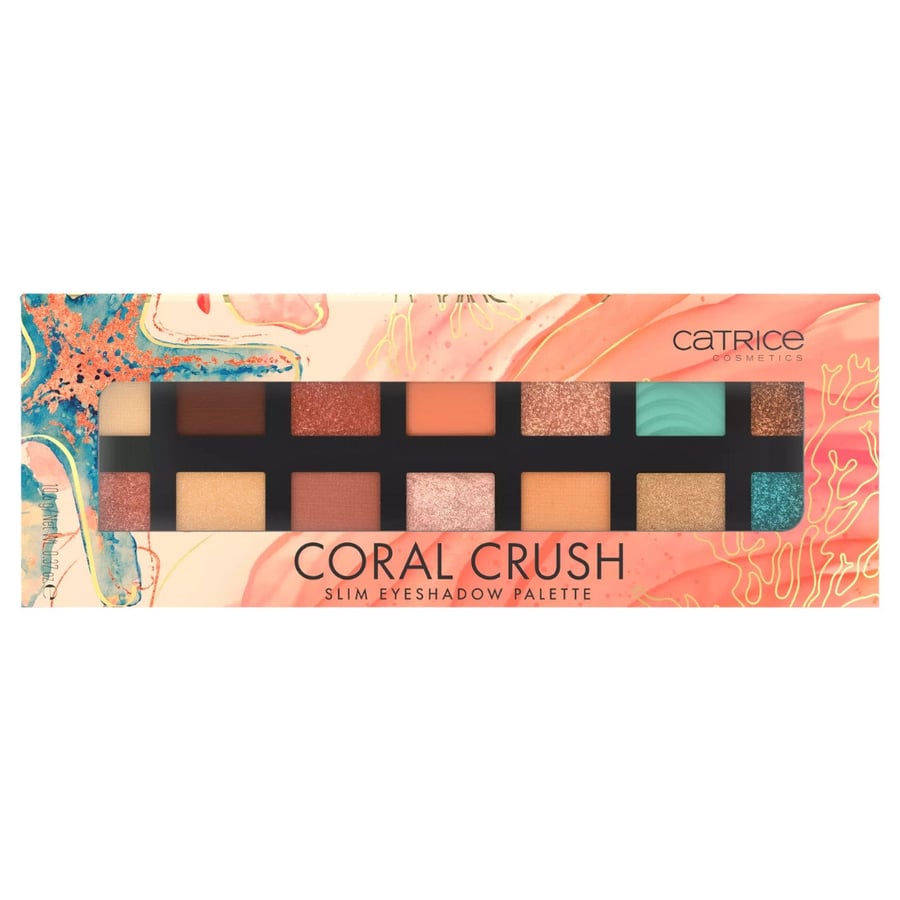 Catrice, Палитра теней для век, Coral Crush Slim Палитра теней для век, 030 Under The Sea, 10,6 г — фото 2