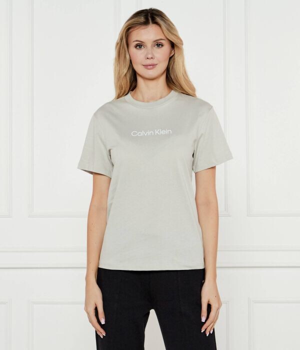 

Футболка женская Calvin Klein хлопковая классического кроя, серый