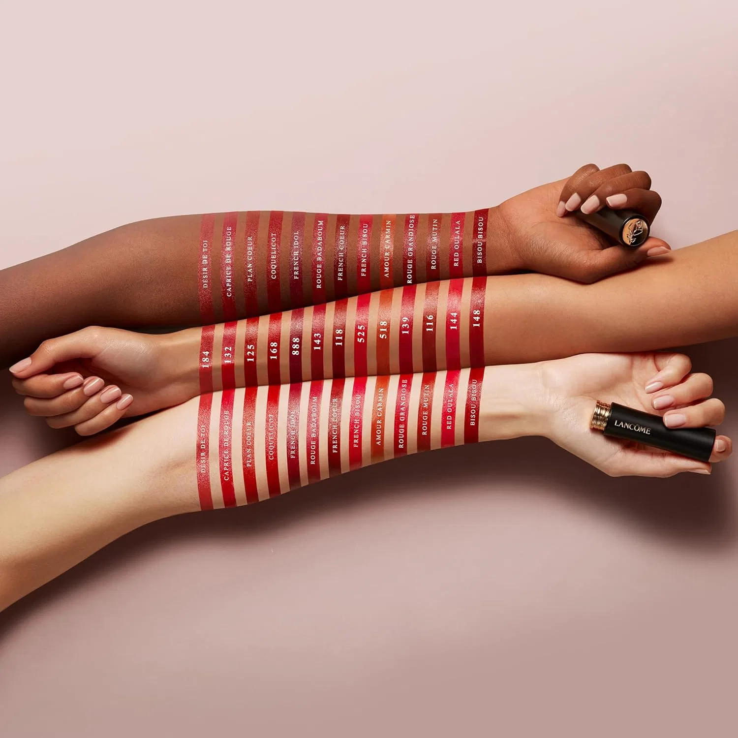 Увлажняющая кремовая губная помада «L'Absolu Rouge Cream» 08 La Vie est Belle от Lancôme Lancôme — фото 4